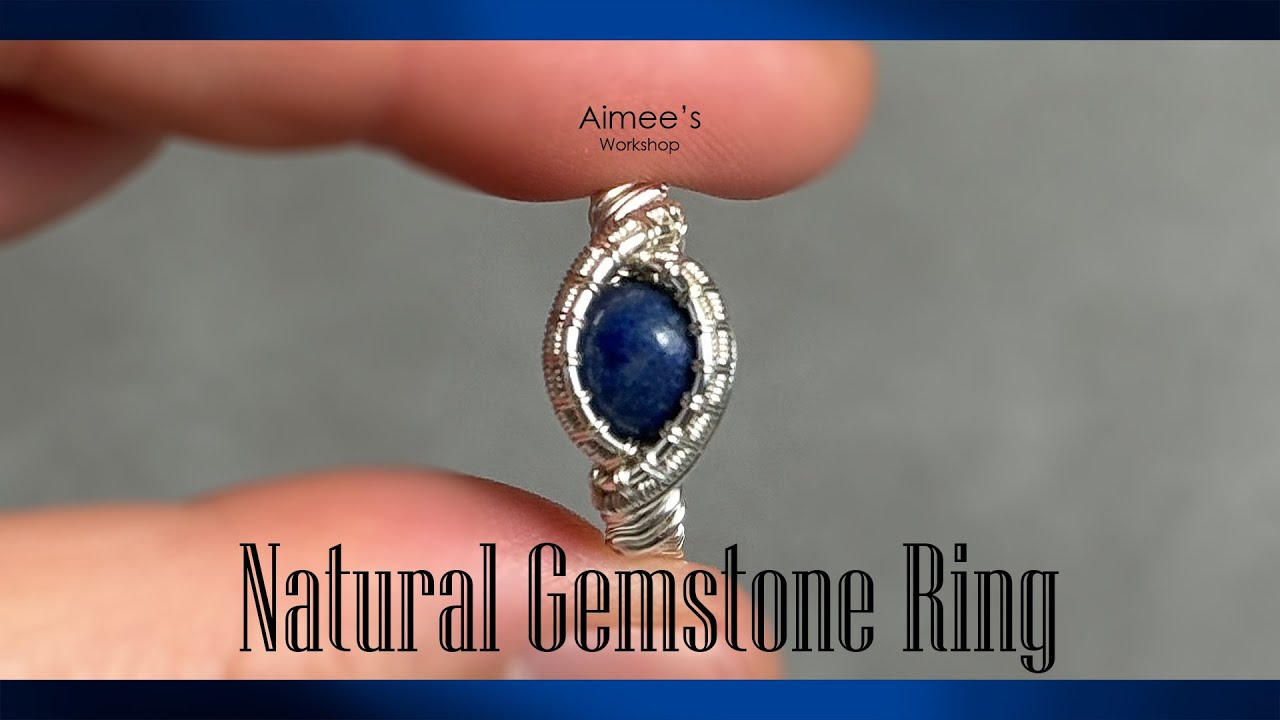 Natural Gemstone Wire-Wrapped Ring Tutorial | Handmade DIY Jewelry