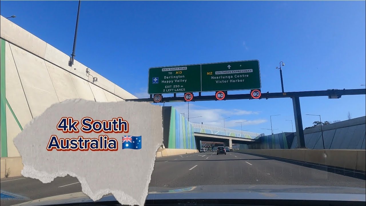 4k Driving in South Australia  Adelaide