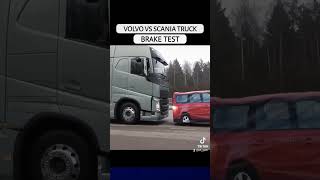 Ozzy man reviews: Volvo vs Scania truck brake test