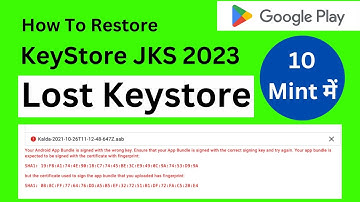 How to Reset keystore in 2023 | How to Recover Keystore Password | Lost keystore file |