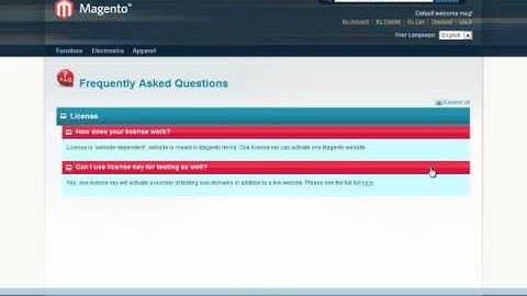 Frequently Asked Questions for Magento