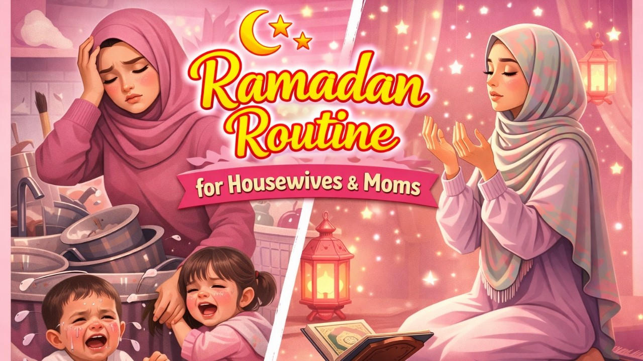Ramadan Daily Routine for Moms and wives Who Want Spiritual & Family Balance