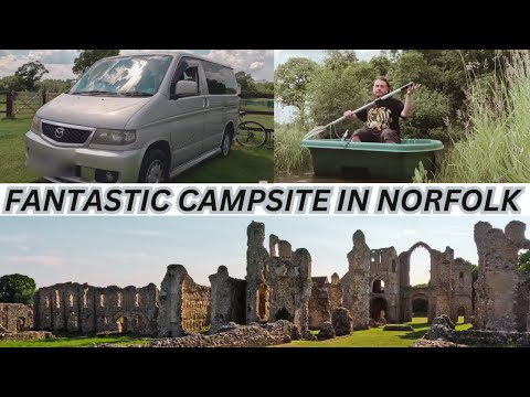 CAMPSITE REVIEW AND EXPLORING CASTLE ACRE