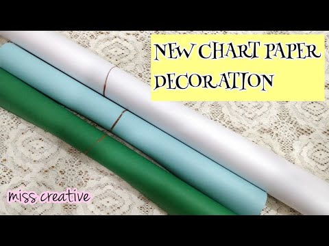 How To Make Chart Paper Decoration