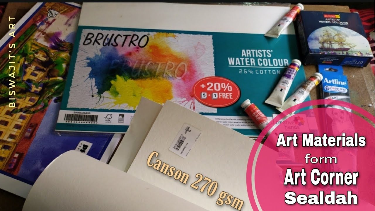 Brought new Art Materials from Art Corner Sealdah // Art Shop visit