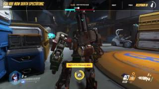 Overwatch Beta Widowmaker Gameplay! TEAM KILL!