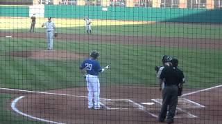 Tyler Holt Base Hit Off Mat Latos
