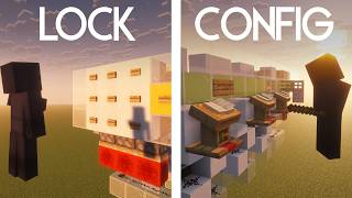 Configurable Sequential Combination Lock SCHEMATIC (Minecraft JAVA 1.16.x - 26.1.+)