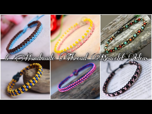 3 DIY Bracelet Ideas | How To Make Bracelets At Home | Handmade Thread  Bracelets | Creation&You - YouTub… | Thread bracelets, Diy bracelets, Diy  bracelets tutorials