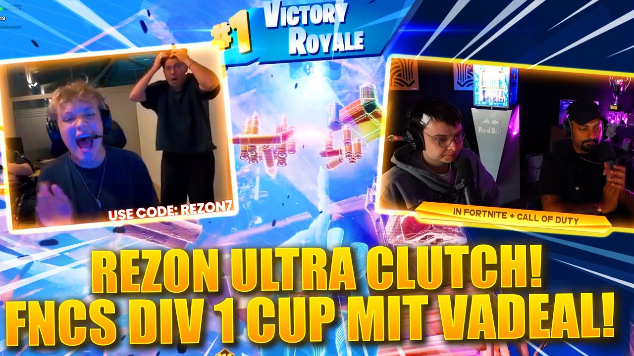😱🤯REZON GODMODE CLUTCH IM 50.000$ FNCS DIV 1 CUP! w/ 