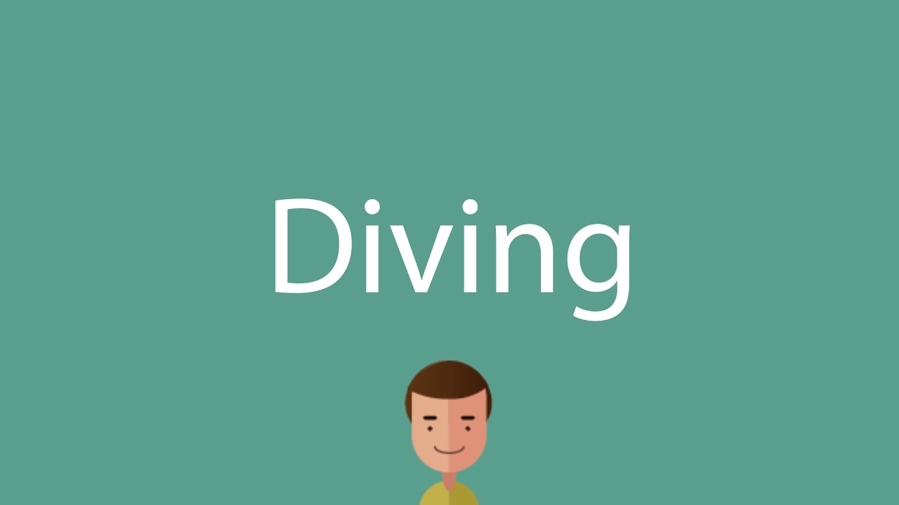 Diving pronunciation YouTube