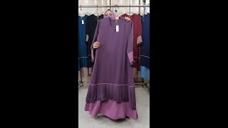 Beautiful Purple Rain Burqa For Summer Big Ramadan Discount Maria Fashion - Abaya House