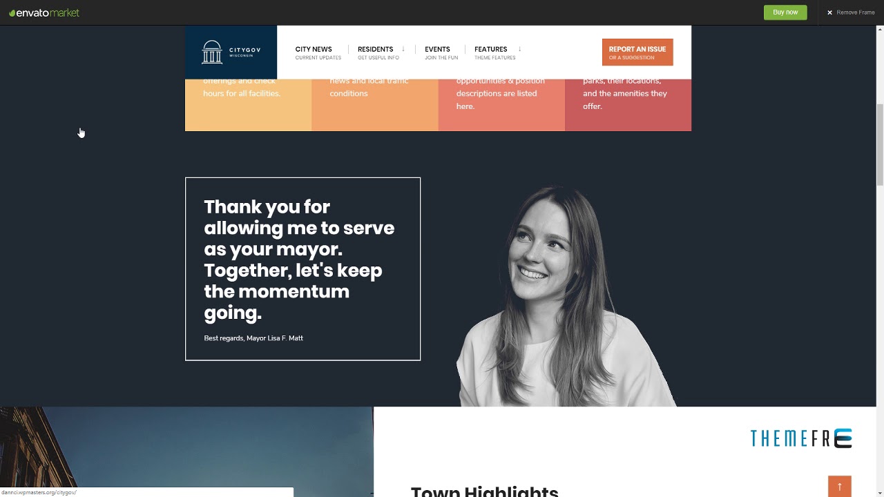 CityGov - City Government and Municipal WordPress Theme      Moss Put