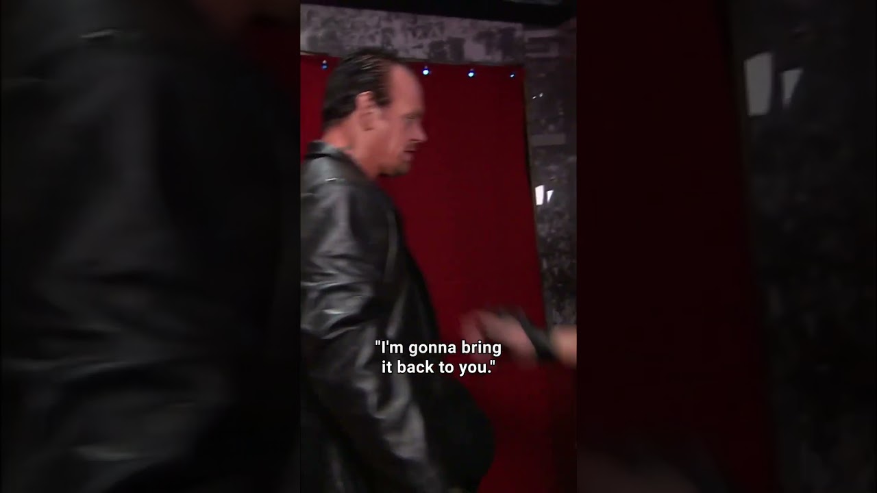 Brock Lesnar and undertaker backstage wrestlemenia 31 