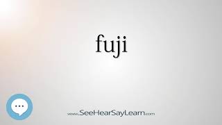 fuji - Smart & Obscure English Words Defined 👁️🔊🗣🧠✅