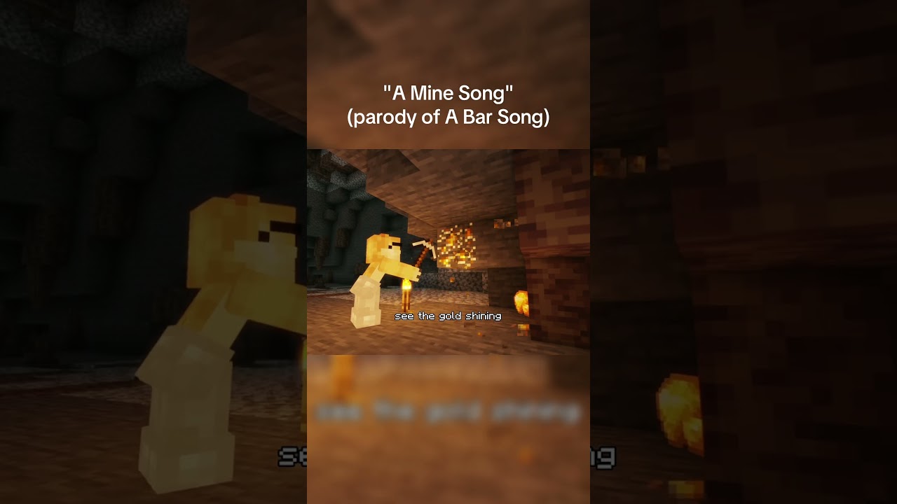 "A Mine Song" - MC Parody of Shaboozey's A Bar Song (sped up)