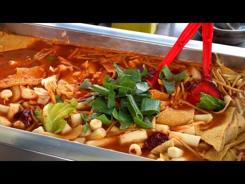시장에 가면 떡볶이도 있고~ ♪ 순대도 있고~ ♪ 튀김도 있고~ ♪ 와플,핫도그도 있네! / Korean traditional market/Korean street food