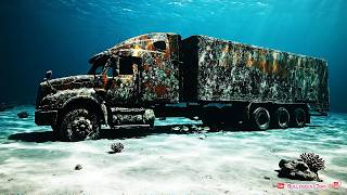 20 Years Underwater! International LT625 Box Truck Recovered from the Deep Sea