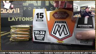 2021/22 Panini Mosaic Road to FIFA World Cup Soccer Hobby 3 Box Break #15 - RANDOM TEAMS