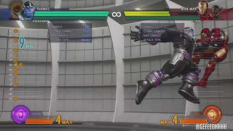 Marvel vs Capcom: Infinite | PC | Thanos Palm Breaker Combo