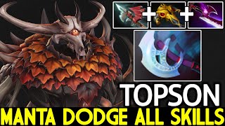 : TOPSON [Shadow Fiend] First Item Manta Dodge All Skills Dota 2