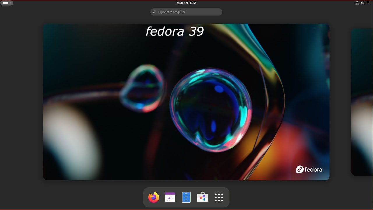 Fedora 39 Beta Veja a instalação e o pós instalação - YouTube