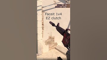 CS2 Faceit 1v4 EZ clutch #cs2 #csgo #faceit #shorts