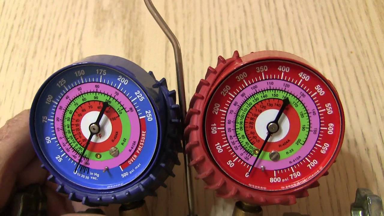 HVAC calibrate manifold gauges YouTube