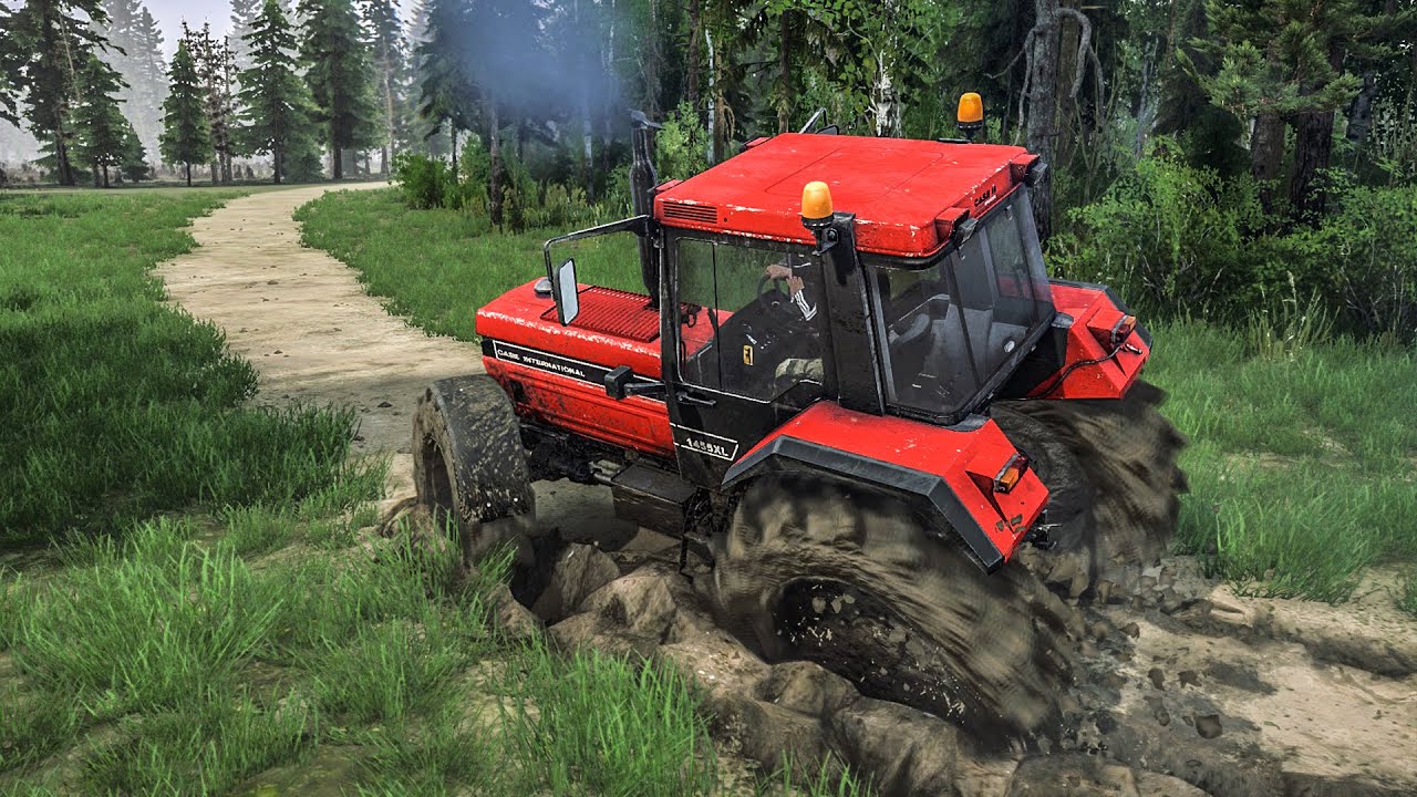 Stuck in muddy tricky road insane tractor stuck !! YouTube