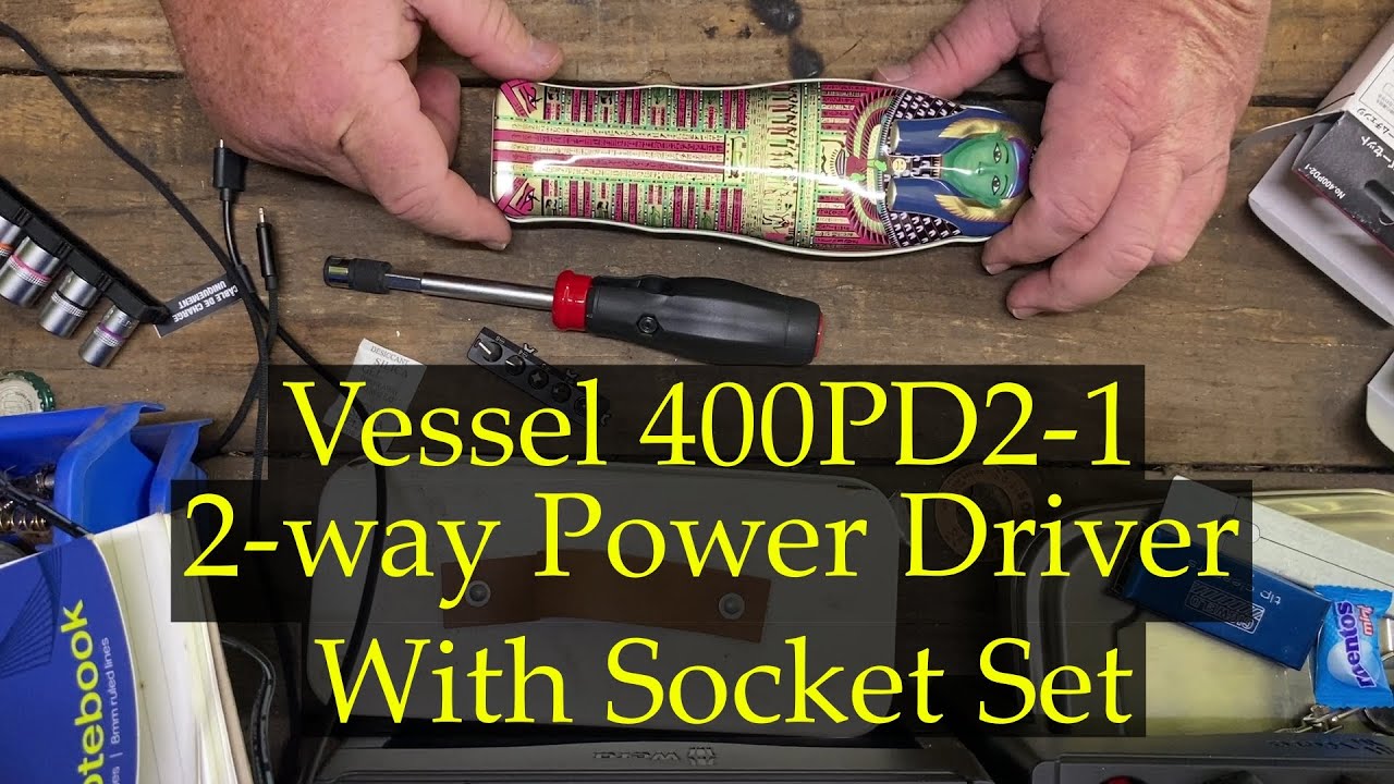 Двухсторонний электропривод Vessel 400PD2-1 с набором торцевых ключей