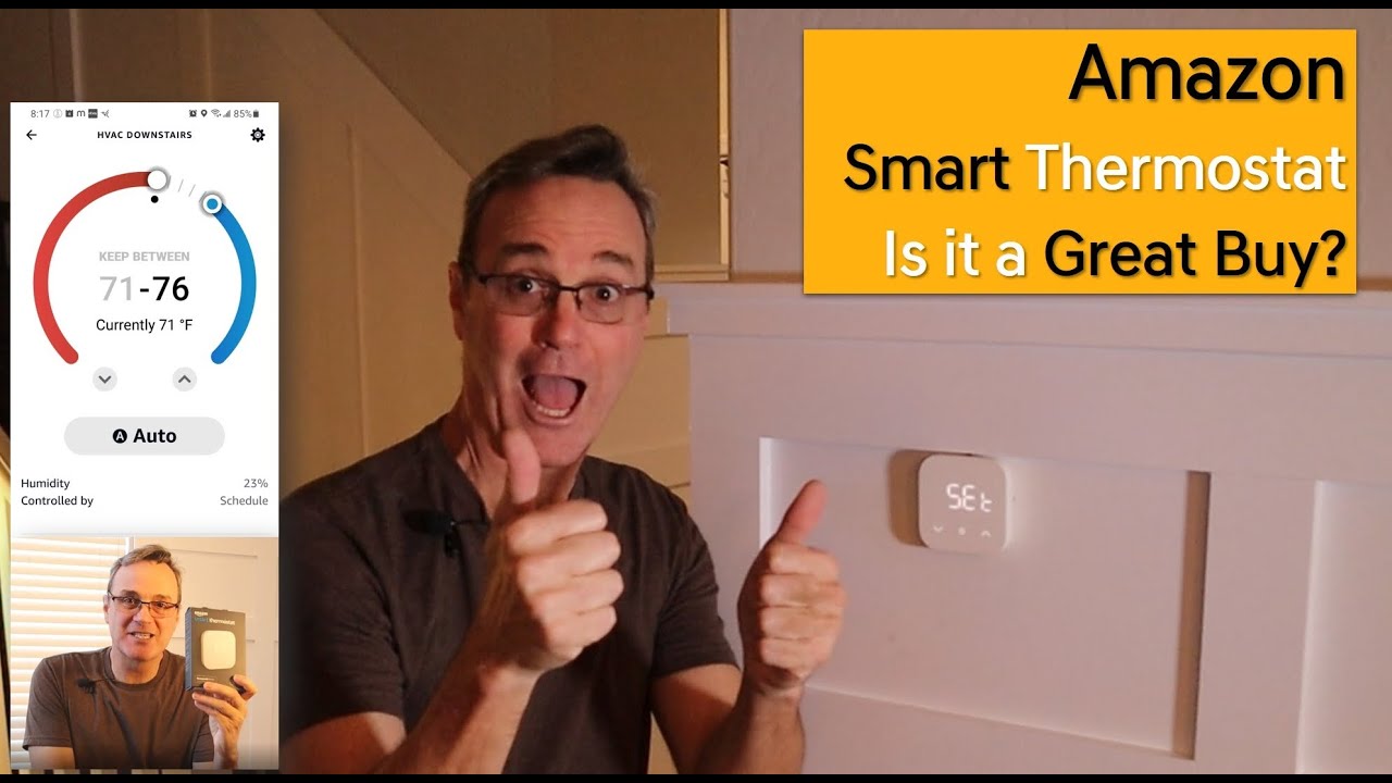 Amazon Smart Thermostat Review & Installation YouTube