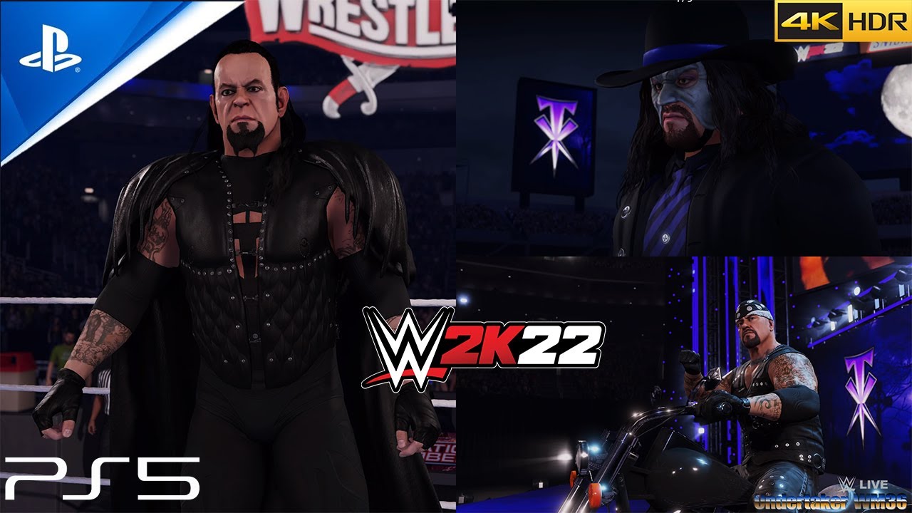 (PS5) WWE 2K22 All Undertaker ENTRANCE - Immortal Pack | Ultra High Graphics [4K HDR]