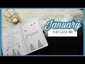 WINTER THEME BULLET JOURNAL SETUP | January 2021 | Dejana Pasic