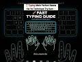 Computer fast typing guide#computertyping