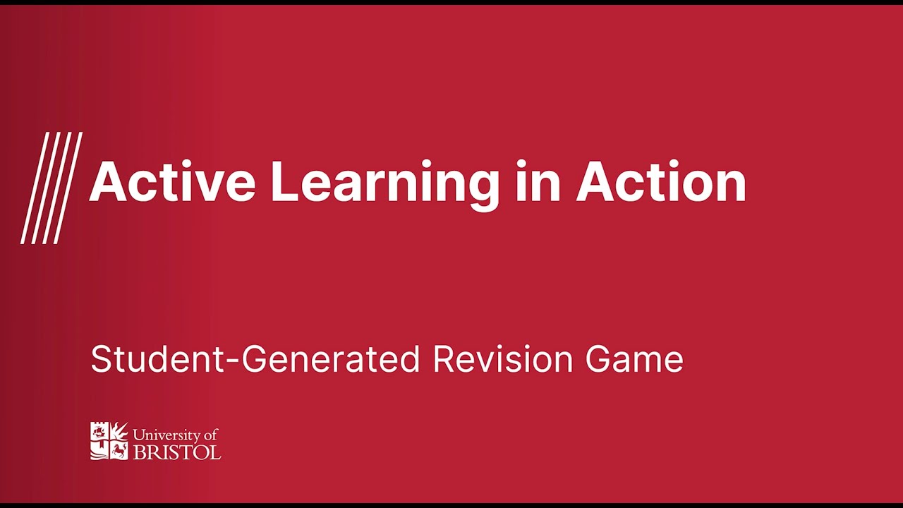 Active Learning in Action - Student-Generated Revision Game - YouTube