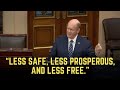 Senator Coons says Trump has made 'Americans less safe, less prosperous, and less free' in 100 days