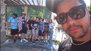 Famous Streamers at Universal Studios Highlights [AustinShow, Mizkif and Nmplol] Wealth