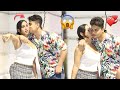 Secretly kissing on girls cheeks  shocking reaction  part  4  deepanshu manni 