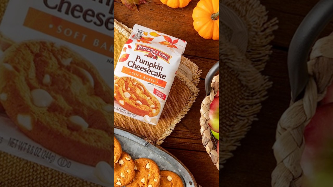 Pepperidge Farm pumpkin spice cheesecake cookies 