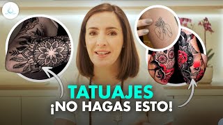 TATUAJE ¡Consejos de una dermatologa! @drapilarochoa  Dermatologa