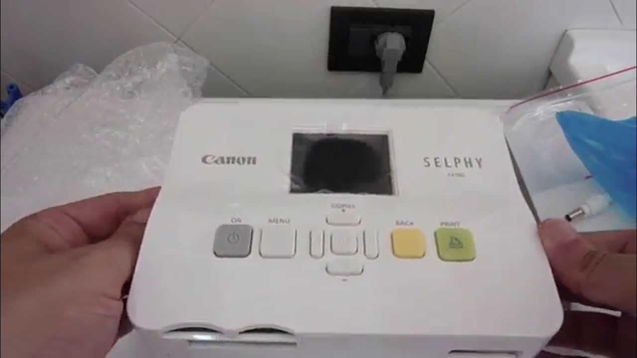 Canon Selphy CP780 Unboxing & Try YouTube