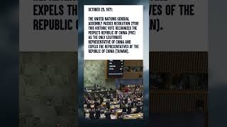 Taiwan OUT! Mainland China Wins the UN Seat! 🌏 A Major Diplomatic Shift!