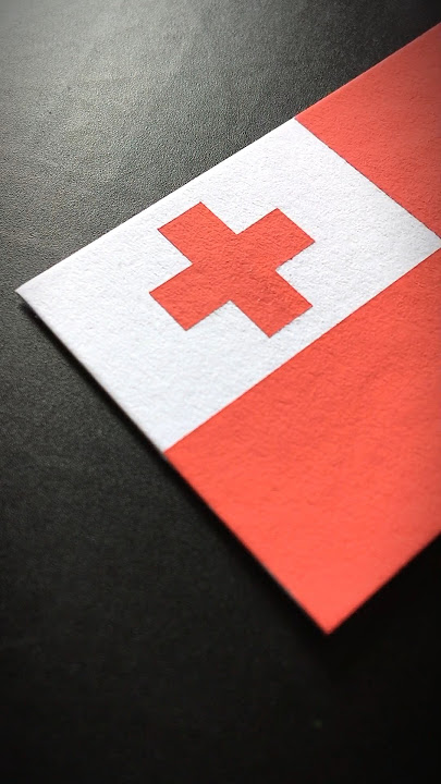 TONGA 🇹🇴 Flag Drawing #tonga #oceania #posca #flagdrawing