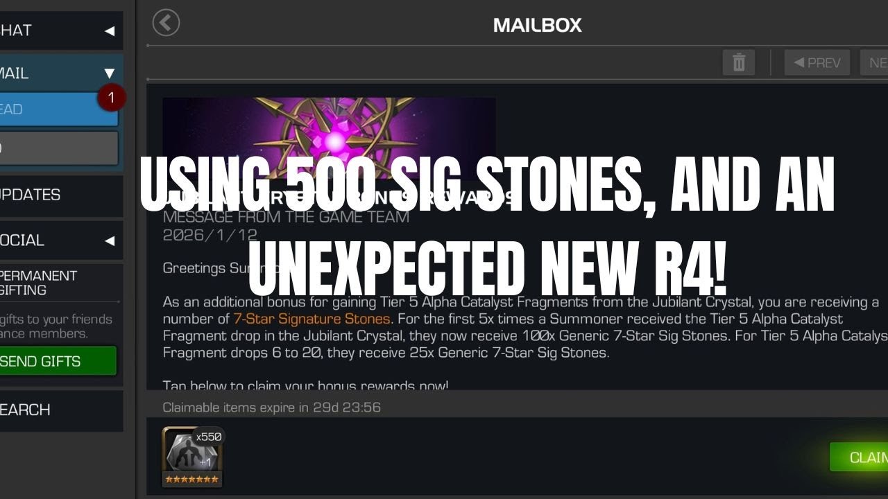 Использую 500 камней SIG для престижа! Плюс новый R4!