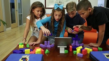 Kids Building STEM Skills & Teamwork with Blocks Rock!