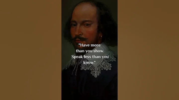 William Shakespeare's Quotes