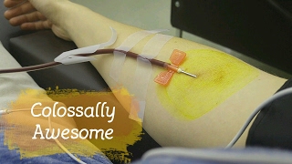 PLASMA DONATION CENTER - LARGE NEEDLE!! Rewarding though ;-)