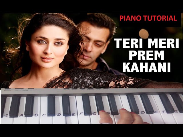 Teri Meri Meri Teri |Salman Khan|Tutorial Piano|Catatan Mudah untuk Pemula class=