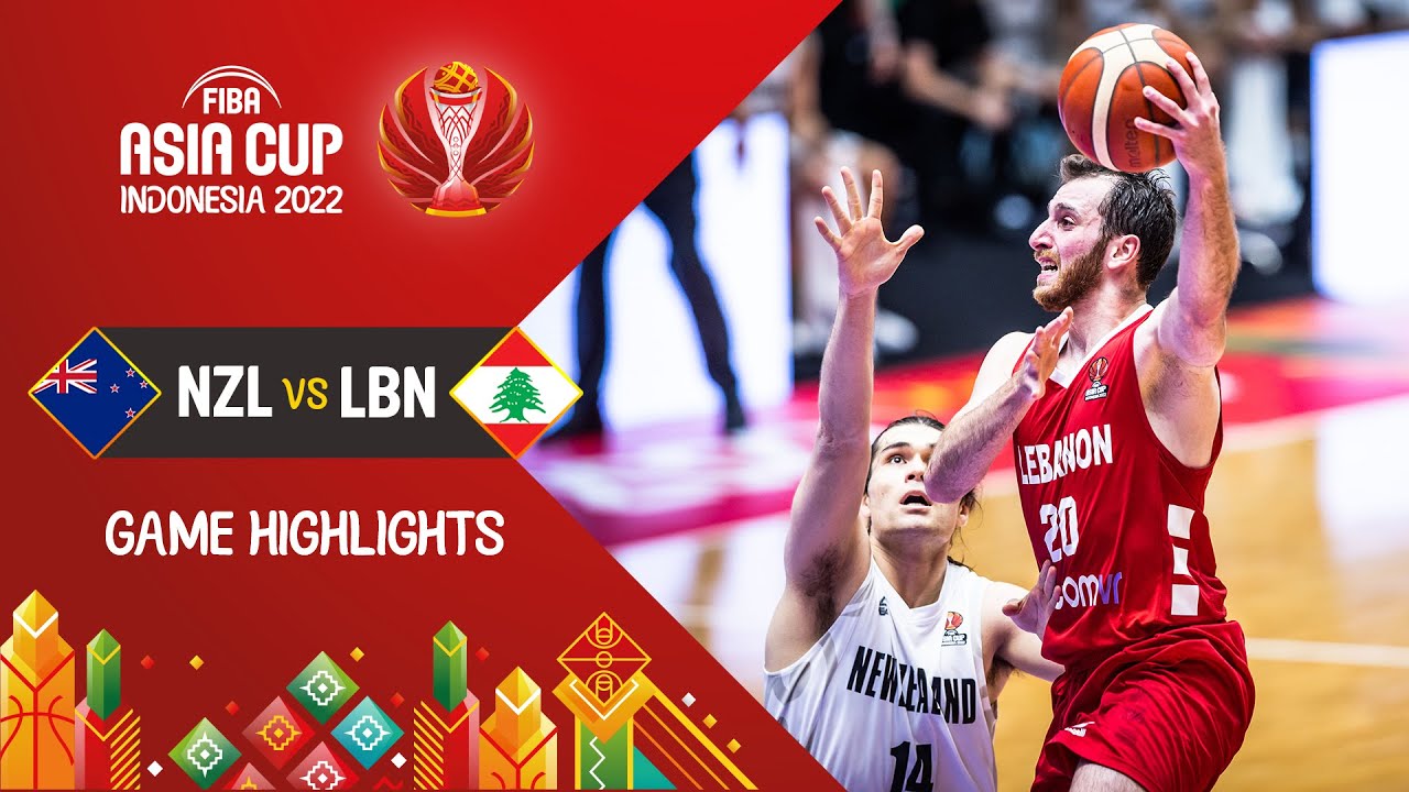 New Zealand 🇳🇿 - Lebanon 🇱🇧 Basketball Highlights - #FIBAASIACUP 2022 