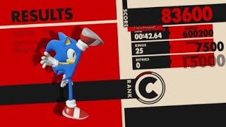 Sonic Forces Mortar Canyon Modern Speedrun 00:42:64